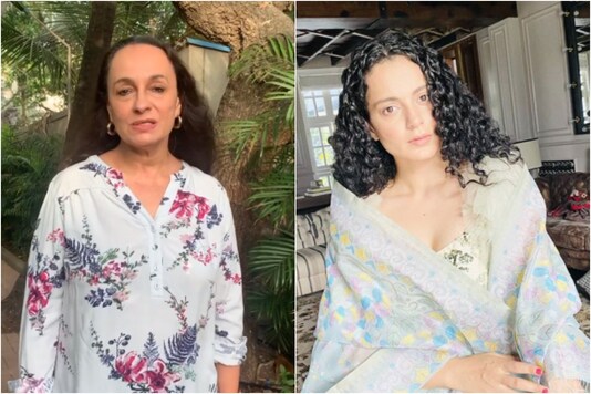 Soni Razdan (L), Kangana Ranaut