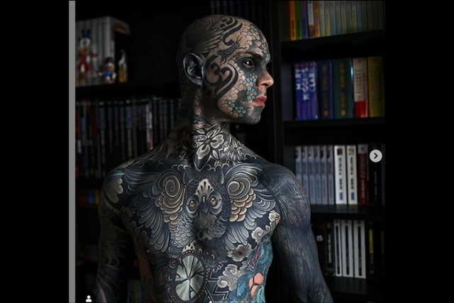 Meet France's Most Tattooed Man 'Mr Snake' Who is a Teacher by Day and ...