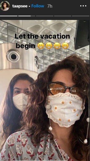 Taapsee Pannu Switches on Vacay Mode with Her Siblings as Travel Buddies