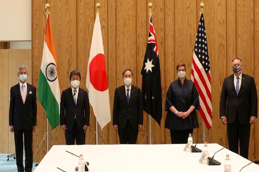 An image of the meeting tweeted by EAM S Jaishankar. (@DrSJaishankar) An image of the meeting tweeted by EAM S Jaishankar. (@DrSJaishankar)