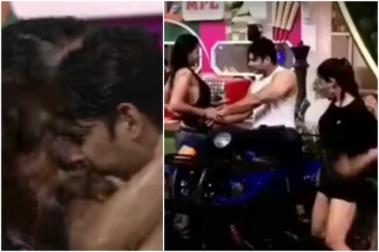 Sidharth Shukla with others in 'Bigg Boss 14'