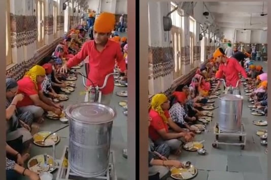 This Gurudwara's Unique 'Jugaad' Technique to Distribute Lassi Has Left Netizens Amazed