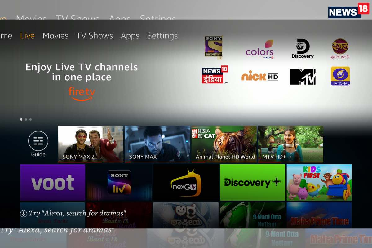 Live TV Is Now Available On The Amazon Fire TV In India This Is