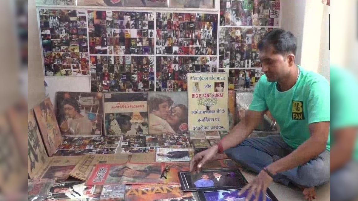 Amitabh Bachchan's Fan from Gujarat has Collected over 7,000 Pictures of Big B since 1999