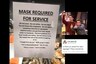 Sea-food Counter is Winning 'Award for Best Signage' on Twitter for Cleverly Asking You to Wear Mask