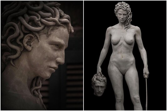 The 'Medusa With the Head' Project reimagines the popularly vilified Gorgon monster who was punished after being raped and then slain by Perseus | Image credit: Instagram