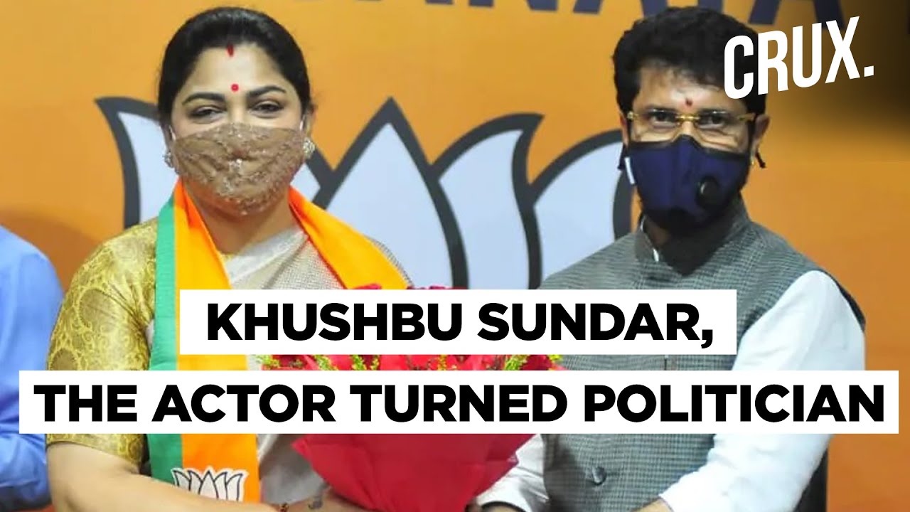 From DMK To BJP Via Congress: A Look At Khushbu Sundar’s Political Career