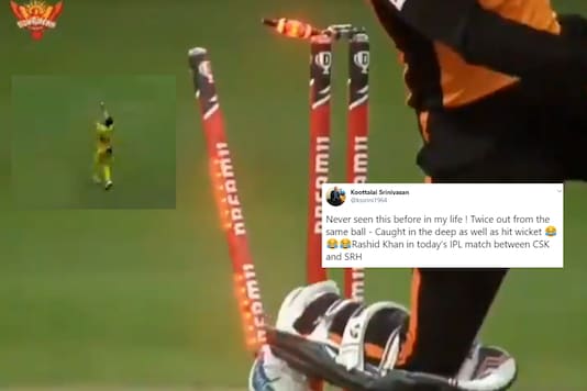 Rashid Khan's Bizarre 'Twin' Dismissal in Same Ball Makes Twitter Revisit Cricket Laws