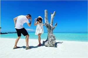 Taapsee Pannu Enjoys Exotic Maldives Vacation With Beau Mathias Boe