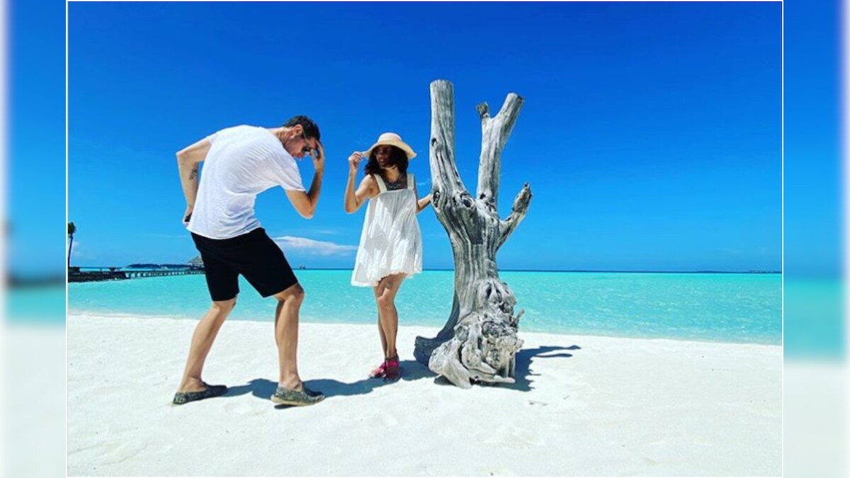 Taapsee Pannu and Rumoured Beau Mathias Boe Strike a Dancing Pose in the Maldives, See Pic