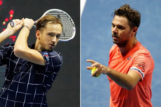 Daniil Medvedev (L) and Stan Wawrinka (Photo Credit: Reuters) Daniil Medvedev (L) and Stan Wawrinka (Photo Credit: Reuters)