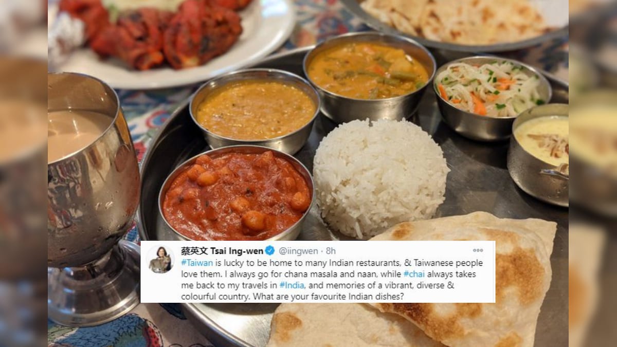 Chana Masala and Chai: Taiwan President Can't Stop Raving About Desi Food on Twitter