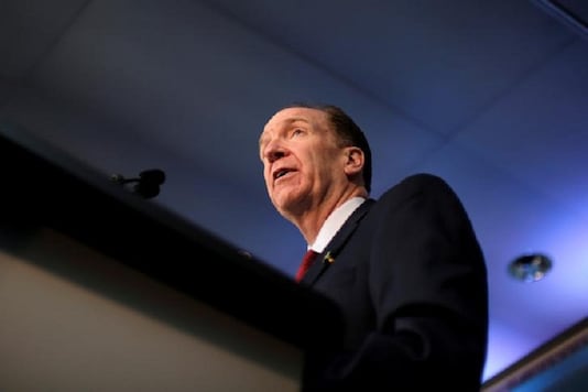 File photo of World Bank president David Malpass. (Reuters) File photo of World Bank president David Malpass. (Reuters)