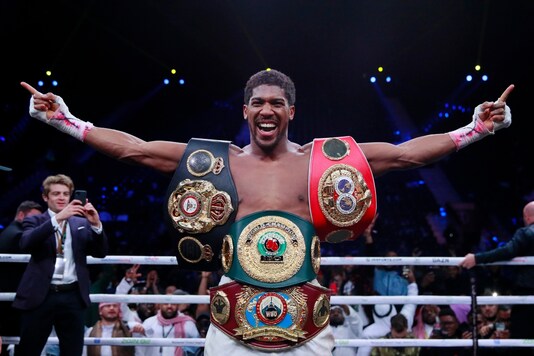 Anthony Joshua will defend his titles. (Photo Credit: Reuters)