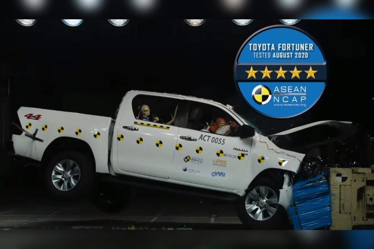 21 Toyota Fortuner Facelift Scores 5 Stars In Asean Ncap Crash Testing