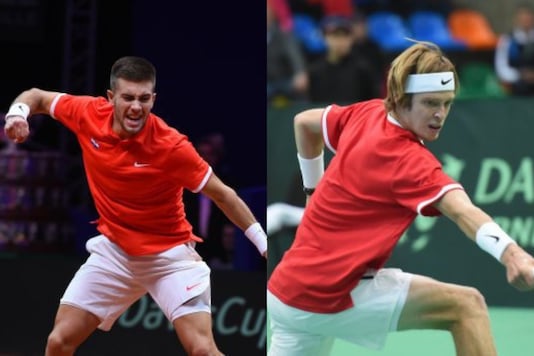 Andrey Rublev and Borna Coric (Photo Credit: Twitter) Andrey Rublev and Borna Coric (Photo Credit: Twitter)