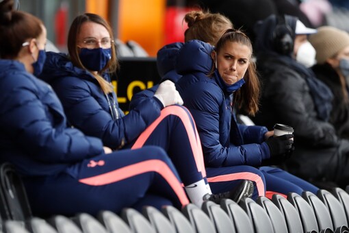 Alex Morgan at  Tottenham Hotspur (Photo Credit: AP)