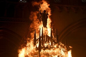 PICS: Churches Burnt as Chile Protest Anniversary Rallies Turn Violent