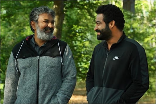 Jr NTR with SS Rajamouli Jr NTR with SS Rajamouli