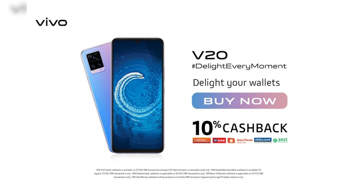 Vivo V20 Goes on Sale Via Flipkart, Vivo Online Store: Prices, Availability and Offers