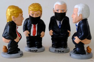 'Pooping' Figurines of Donald Trump & Joe Biden Go Viral