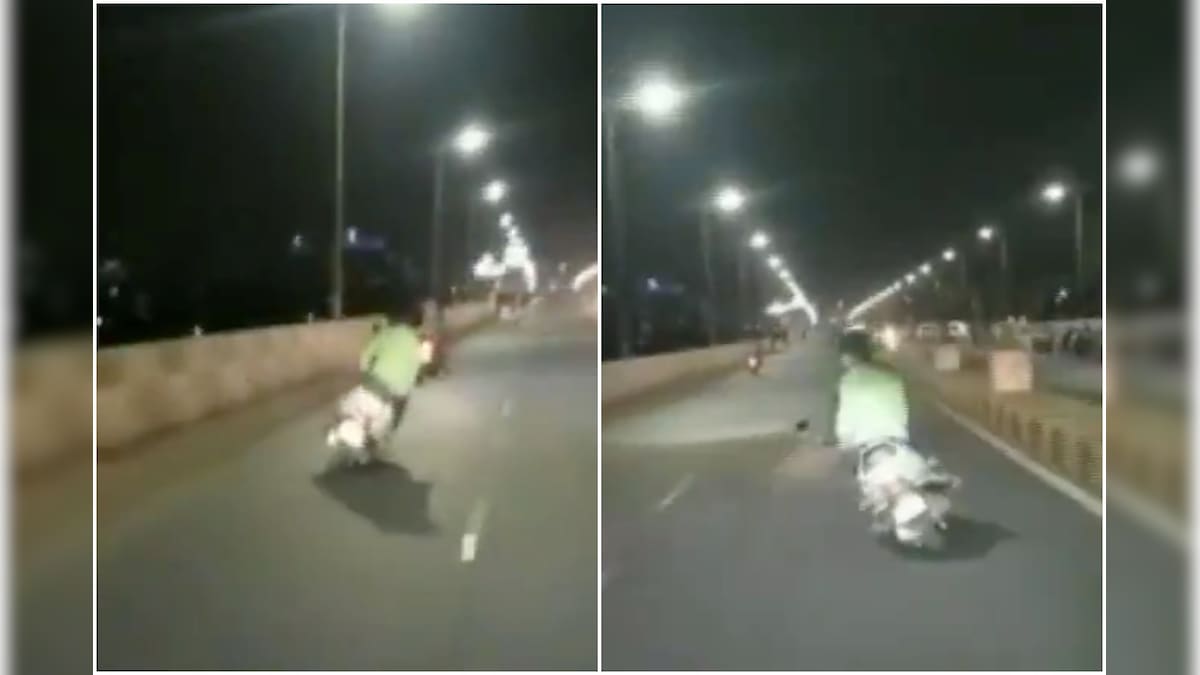 Watch: Biker Performing Stunts on Surat Road, Viral Video Leaves Internet Divided