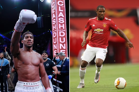 Anthony Joshua (L) and Odion Ighalo (Photo Credit: Reuters) Anthony Joshua (L) and Odion Ighalo (Photo Credit: Reuters)