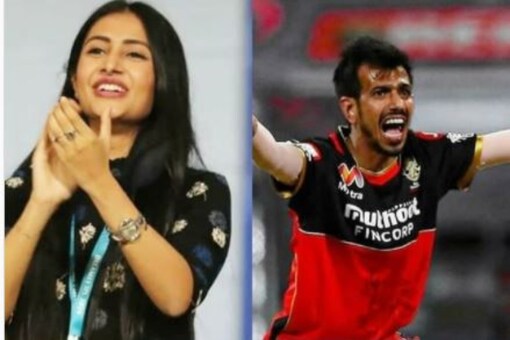 IPL 2020 RCB vs KKR: Yuzvendra Chahal’s Fiance Dhanashree Verma Cheers for Him in the Stands