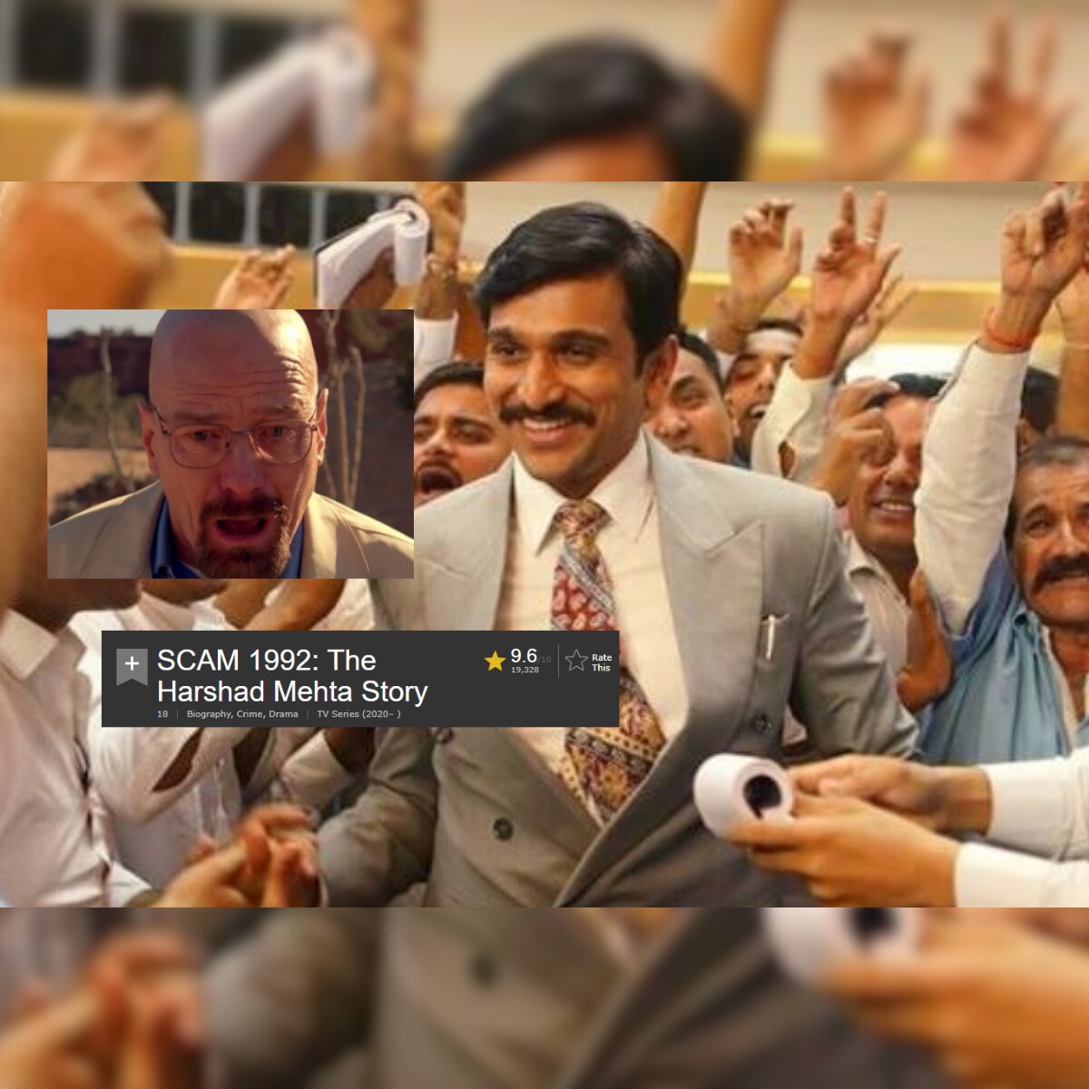 Hansal Mehta's 'Scam 1992' is Now #1 Show on IMDb, Beats 'Breaking Bad' and  'Chernobyl'