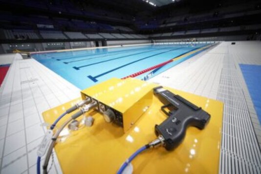 Tokyo Aquatics Center Photo Credit: AP) Tokyo Aquatics Center Photo Credit: AP)