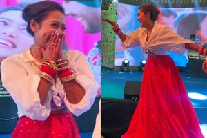 Neha Kakkar Flaunts 'Chooda' as She Grooves With Rohanpreet on Their Sagan