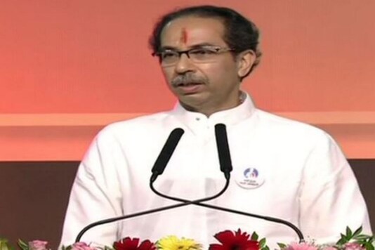 Maharashtra Chief Minister Uddhav Thackeray at the Shiv Sena's annual Dussehra rally. (Image: ANI)