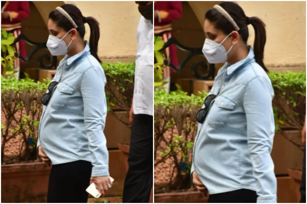 Kareena Kapoor Khan Puts Baby Bump on Full Display as She Steps Out in Mumbai, See Pics