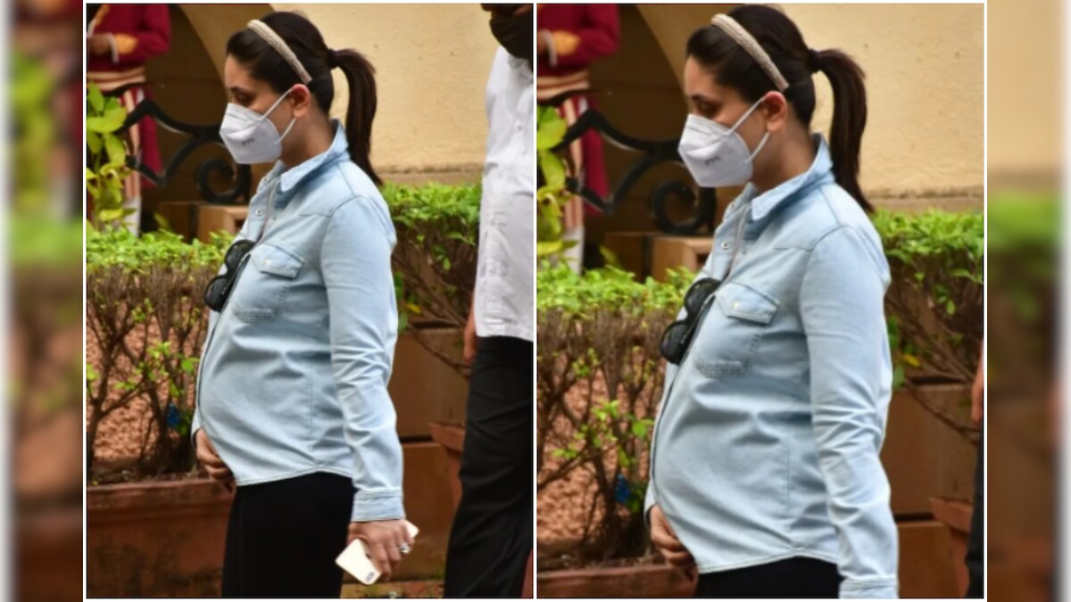 Kareena Kapoor Khan Puts Baby Bump on Full Display as She Steps Out in Mumbai, See Pics