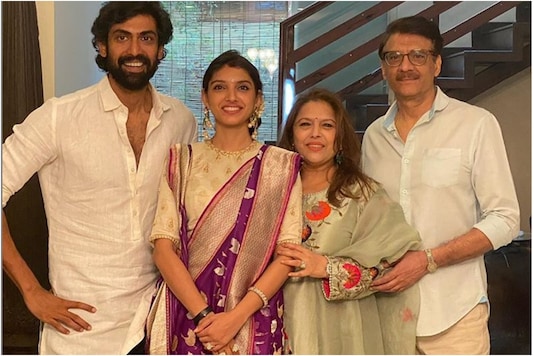 In Pics: Rana Daggubati and Miheeka Bajaj's Dussehra Celebrations with family In Pics: Rana Daggubati and Miheeka Bajaj's Dussehra Celebrations with family