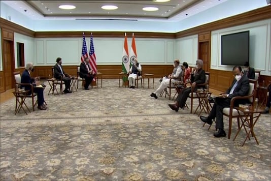 The 2+2 strategic dialogue was held between Defence Minister Rajnath Singh, External Affairs Minister S Jaishankar and their US counterparts Secretary of States Michael R Pompeo and Secretary of Defense Mark T Esper on Tuesday. The 2+2 strategic dialogue was held between Defence Minister Rajnath Singh, External Affairs Minister S Jaishankar and their US counterparts Secretary of States Michael R Pompeo and Secretary of Defense Mark T Esper on Tuesday.