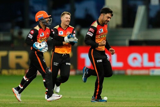 Rashid Khan celebrates a wicket. (Image: IPL)