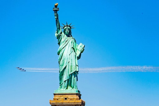The Statue of Liberty at the Liberty Island has been a constant tourist attraction in New York. (Credit: REUTERS)
