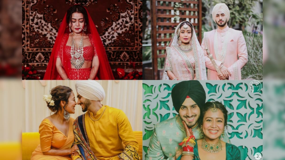 Neha Kakkar-Rohanpreet Singh Wedding: Check Out the Bride's Looks From All the Functions