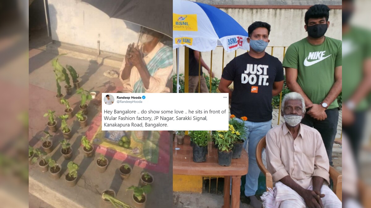 How Social Media Came Together to Help Elderly Man Selling Plants on Roadside in Bengaluru