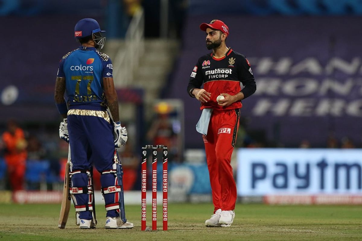 IPL 2020: LOOK - Suryakumar Yadav's silent gaze to Virat Kohli who spoke a thousand words