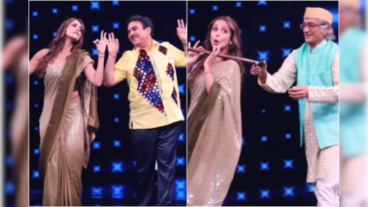 Taarak Mehta Ka Ooltah Chashmah's 'Bapu ji' and 'Jethalal' Groove with Malaika Arora, See Pics