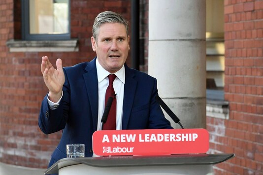 In this Tuesday, Sept. 22, 2020 file photo, Britain's Labour leader Keir Starmer delivers his keynote speech, during the party's online conference from the Danum Gallery, Library and Museum in Doncaster, England. (Image: AP)
