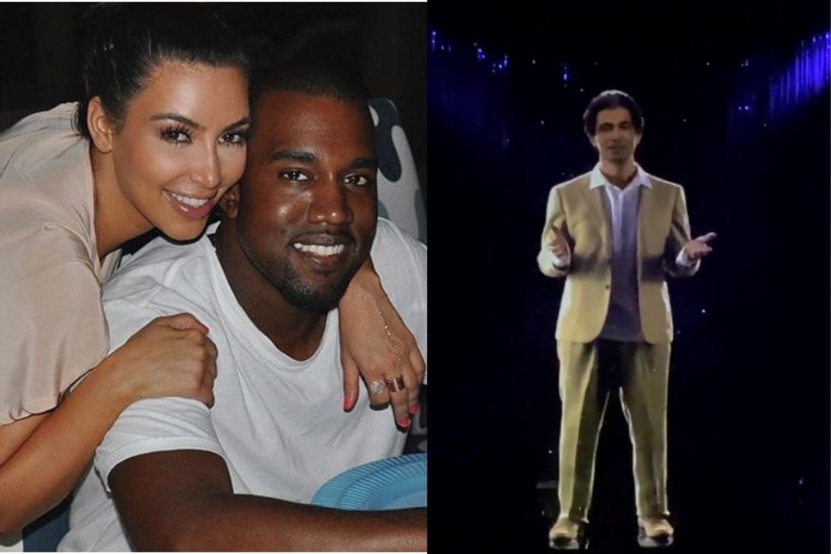 Kanye West gifts Kim Kardashian a hologram of her late father for 40th  birthday