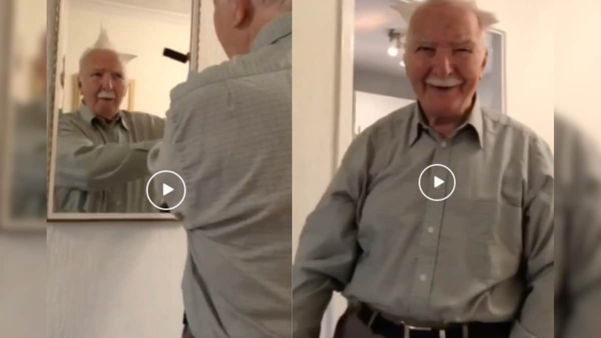 'Growing Up is Optional': Grandpa Giving Himself a Rockstar Hairdo With Vacuum Cleaner is Too Pure