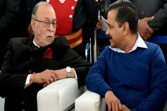 Delhi Lieutenant Governor (LG) Anil Baijal and Chief Minister Arvind Kejriwal (PTI)