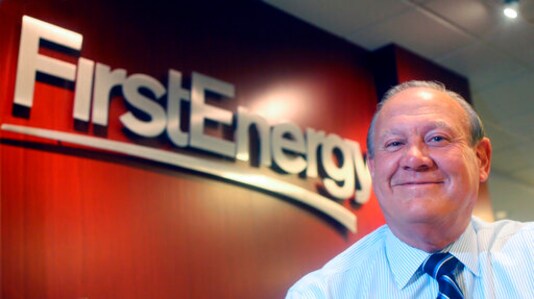 FILE - In this 2015 file photo, FirstEnergy Corp. President and CEO Charles 