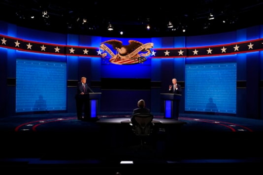 FILE - In this Sept. 29, 2020, file photo President Donald Trump, left, and Democratic presidential candidate former Vice President Joe Biden, right, participate in the first presidential debate with moderator Chris Wallace of Fox News, center, Case Western University and Cleveland Clinic, in Cleveland, Ohio. Even before Trump's hospitalization, Republicans were growing increasingly concerned about the direction of the election. Trump's allies were particularly worried that his troubling debate performance on Tuesday might further alienate key groups of swing voters: women and college-educated voters, among them.
(AP Photo/Patrick Semansky, File) FILE - In this Sept. 29, 2020, file photo President Donald Trump, left, and Democratic presidential candidate former Vice President Joe Biden, right, participate in the first presidential debate with moderator Chris Wallace of Fox News, center, Case Western University and Cleveland Clinic, in Cleveland, Ohio. Even before Trump's hospitalization, Republicans were growing increasingly concerned about the direction of the election. Trump's allies were particularly worried that his troubling debate performance on Tuesday might further alienate key groups of swing voters: women and college-educated voters, among them.
(AP Photo/Patrick Semansky, File)