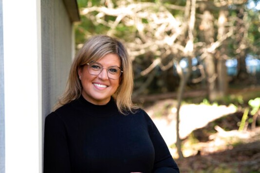 This Friday, Oct. 16, 2020, image provided Amanda Jaronowski shows her in Cleveland, Ohio. Jaronowski is part of a small but potentially significant group of voters who say they remain truly undecided less than three weeks before the November 3 election. (Joy Lewis Photography via AP) This Friday, Oct. 16, 2020, image provided Amanda Jaronowski shows her in Cleveland, Ohio. Jaronowski is part of a small but potentially significant group of voters who say they remain truly undecided less than three weeks before the November 3 election. (Joy Lewis Photography via AP)