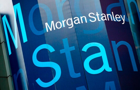 FILE - In this Tuesday, Oct. 18, 2011, file photo, the Morgan Stanley logo is displayed on its Times Square building, in New York. Morgan Stanley is buying Eaton Vance in a deal valued at about $7 billion. Morgan Stanley Chairman and CEO James P. Gorman said in statement Thursday, Oct. 8, 2020, that the transaction adds more fee-based revenues to its investment banking and institutional securities franchise. (AP Photo/Mark Lennihan, File) FILE - In this Tuesday, Oct. 18, 2011, file photo, the Morgan Stanley logo is displayed on its Times Square building, in New York. Morgan Stanley is buying Eaton Vance in a deal valued at about $7 billion. Morgan Stanley Chairman and CEO James P. Gorman said in statement Thursday, Oct. 8, 2020, that the transaction adds more fee-based revenues to its investment banking and institutional securities franchise. (AP Photo/Mark Lennihan, File)